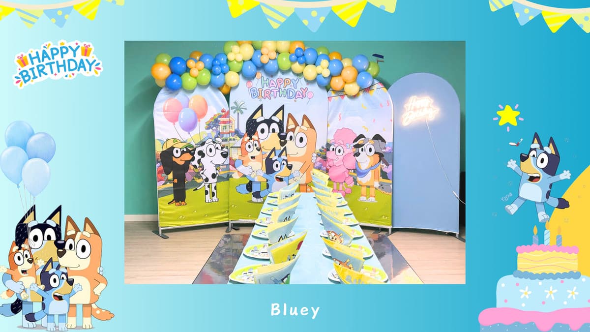 Bluey birthday party theme