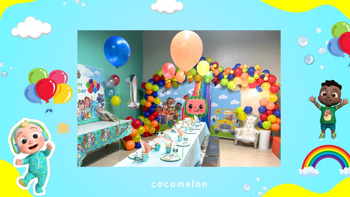 Cocomelon birthday party theme
