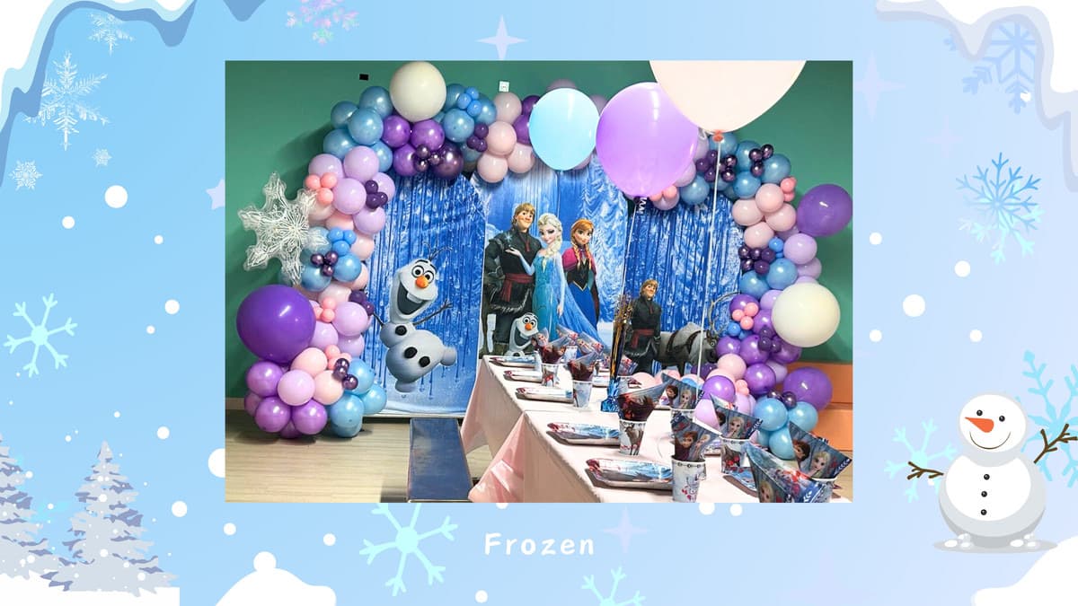 Frozen birthday party theme