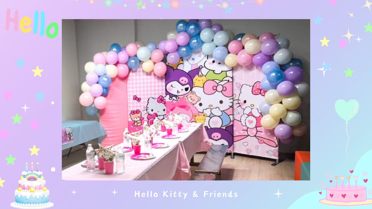 Hello Kitty & Friends birthday party theme