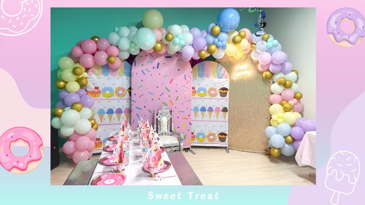 Sweet Treats birthday party theme